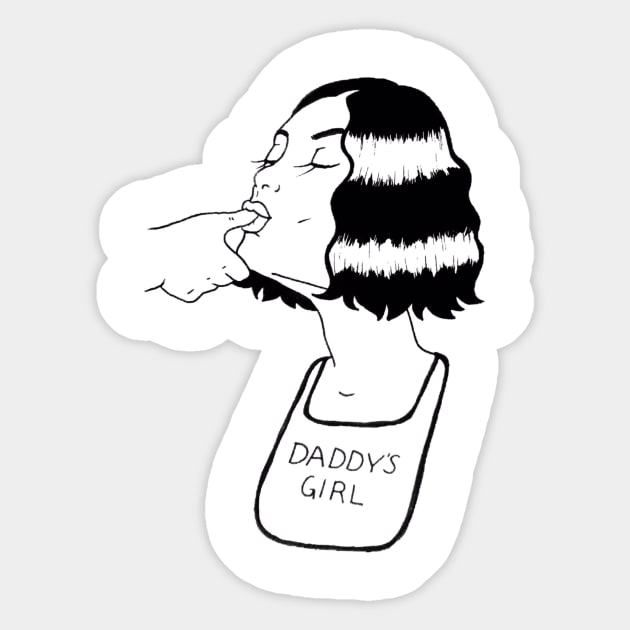 Daddy's Girl Sticker by shopbetafishes